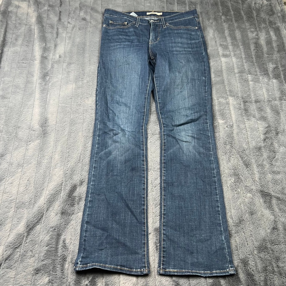 Levis 315 Shaping Bootcut Jeans W28 L32 Dark Wash Denim 19632-0057